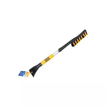 Зимняя щетка со скребком с телескопической ручкой 69-87 см kraft kt 830065