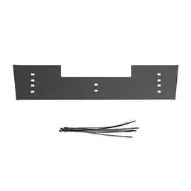 Зимняя заглушка решетки переднего бампера для Mitsubishi Pajero IV 2014- (рестайлинг 2) Русская Артель