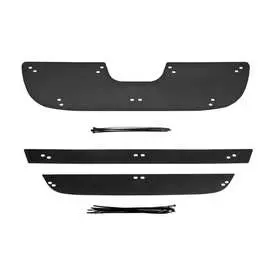 Зимняя заглушка решетки радиатора и переднего бампера для Peugeot Boxer 2006-2013 (250 кузов) Русская Артель