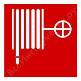 Знак безопасности белый свет npu-1510.f02 "пожарный кран" a14022