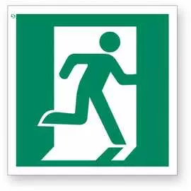 Знак Стандарт Знак Выход здесь правосторонний 00-00024572