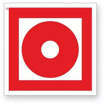 Знак Стандарт Знак Кнопка включения установок систем пожарной автоматики 00-00024045