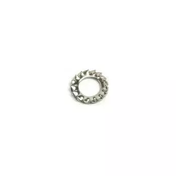 Зубчатая оцинкованная стопорная шайба ЦКИ М30 DIN6798 25 шт 61261