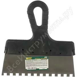 Зубчатый нержавеющий шпатель FIT