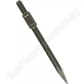 Зубило пикообразное(30х400 мм; hex 30 мм) graphite 57h565