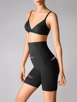 cotton contour control shorts high waist