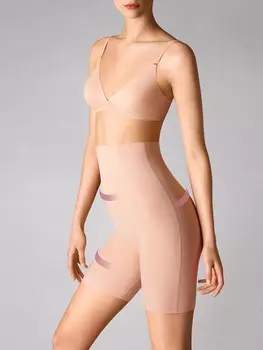 cotton contour control shorts high waist
