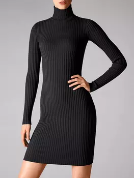 merino rib dress