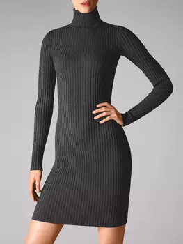 merino rib dress