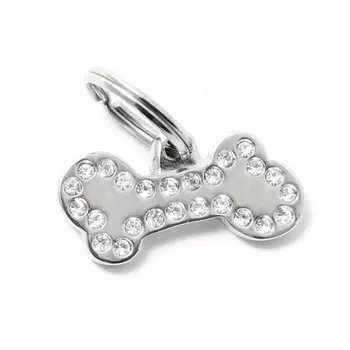 Адресник My Family chic Косточка цветной большой