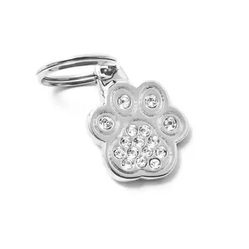 Адресник My Family chic Лапка цветной средний