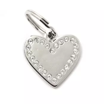 Адресник My Family chic Сердце цветной средний