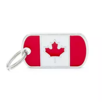 Адресник My Family flags Флаг Канада цветной