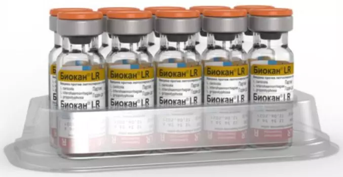 Биовета Биокан LR вакцина против лептоспироза и бешенства 1 доза