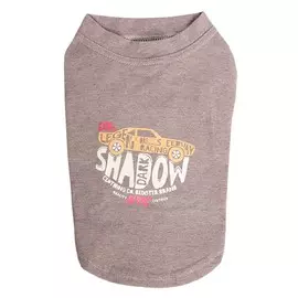 для собак Lion Футболка LM11001-12 с нанесением Размер XL хлопок 95%, лайкра 5%. бежевый 32-34 см