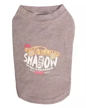 для собак Lion Футболка LM11001-12 с нанесением Размер XL хлопок 95%, лайкра 5%. бежевый 32-34 см