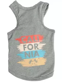 для собак Lion LM21001-13 с нанесением Размер XL хлопок 95%, лайкра 5%. серый 32-34 см