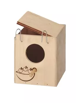 Домик для птиц Ferplast Nido домик-гнездо из дерева 11,5x12,5x12