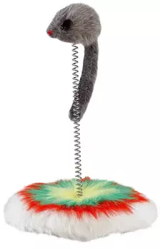 Дразнилка для кошек Ferplast Мышь на пружине ANI5030 17x24 см