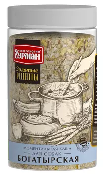 Каша для собак Четвероногий Гурман Золотые рецепты Богатырская 0,3 кг
