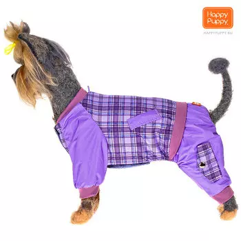 Комбинезон тёплый для собак Dogmoda Happy Puppy Ультра унисекс полиэстер цветной 4