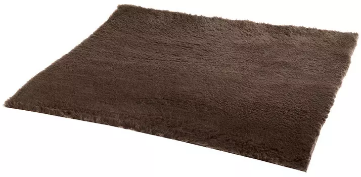 Коврик для кошек и собак Ferplast Меховой PLAZA коричневый 75х50х1,5 см