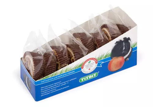 Лакомство для грызунов Titbit Тарталетки с тыквой и ананасом для морских свинок 0,064 кг