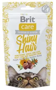 Лакомство для кошек Brit Shiny Hair 0,05 кг
