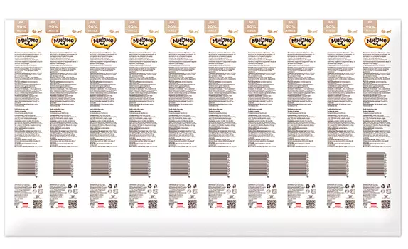 Лакомство для кошек Мнямс Лакомые палочки с индейкой и ягненком 13.5 см 0,25 кг
