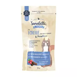 Лакомство для кошек Sanabelle Snack with Trout 0,055 кг