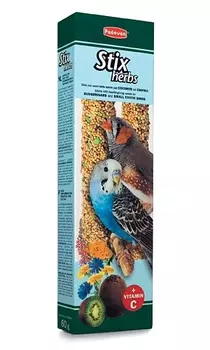 Лакомство для попугаев Padovan STIX HERBS палочки антистрессовые с травами 0,08 кг