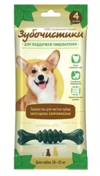 Лакомство для собак средних пород Зубочистики Мятные средних пород 0,07 кг