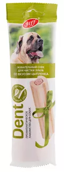 Лакомство для собак Titbit Dent Снек жевательный для крупных пород со вкусом цыпленка 0,095 кг