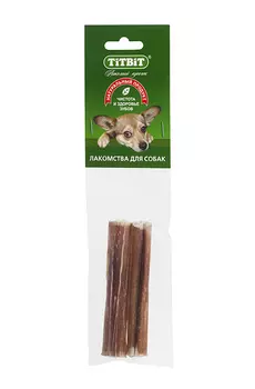 Лакомство для собак Titbit Догодент 2 корень бычиймягкая упаковка 0,03 кг