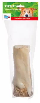 Лакомство для собак Titbit Голень говяжья большая в мягкой упаковке 0,512 кг