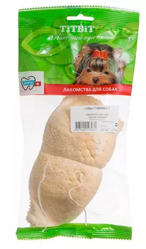 Лакомство для собак Titbit Губы говяжьи мягкая упаковка 1 шт 0,041 кг