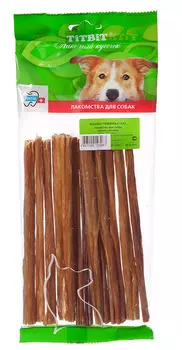 Лакомство для собак Titbit Кишки говяжьи мягкая упаковка XXL 0,06 кг