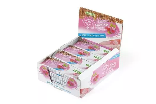 Лакомство для собак Titbit Мюсли Berry с индейкой и брусникой 0,04 кг