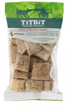 Лакомство для собак Titbit Начос в мясной глазури 0,13 кг