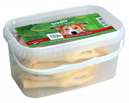 Лакомство для собак Titbit Нога баранья - банка пластиковая 3.3 л 0,58 кг