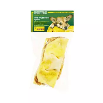 Лакомство для собак Titbit Нос телячий бабочка 2 шт 0,075 кг