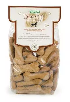 Лакомство для собак Titbit Печенье Бискотти с печенью говяжьей 0,35 кг