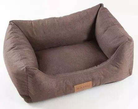 Лежак для кошек и собак Katsu Sofa Len коричневый 80x60x25 см