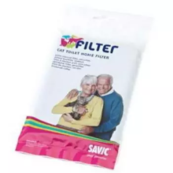 Лоток открытый Savic Фильтр угольный для кошачьего туалета для кошек черный 15x10