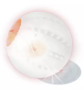 Метательная игрушка для собак Camon светящийся мяч 6,5 см