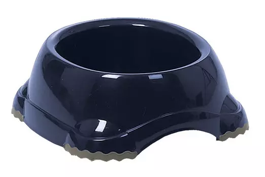 Миска для кошек Pride MODERNA Smarty bowl с антискольжением тёмно-синий 12х3 см пластик