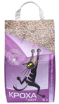 Наполнитель Кроха Кот комкующийся бентонит 2,5кг 5 л