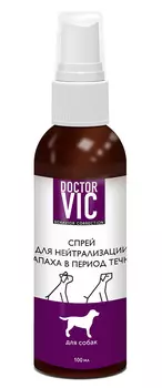 Нейтрализатор Doctor VIC в период течки, для собак без запаха 0,1 кг
