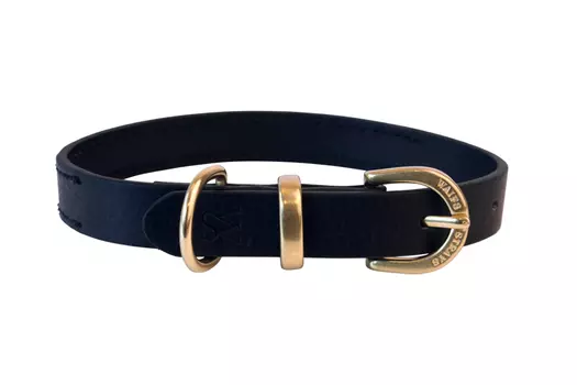 Ошейник Waifs&Strays классический кожа xl