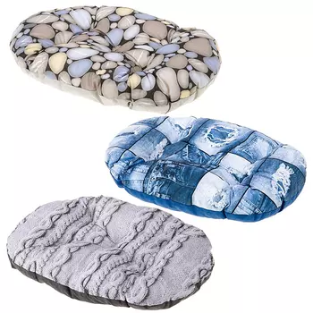 Подушка Ferplast Relax F 89 мягкая хб/искусственный мех 85x55x5